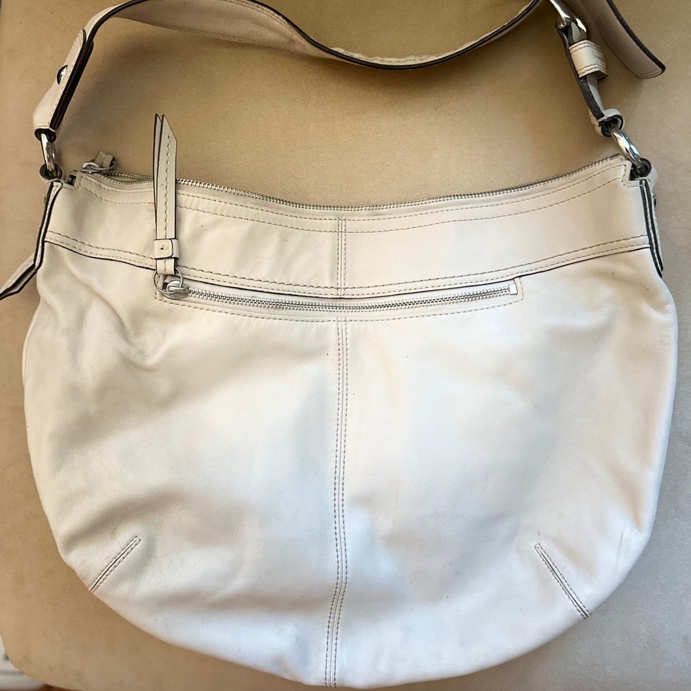 COACH Soho Pleated Leather Hobo Purse